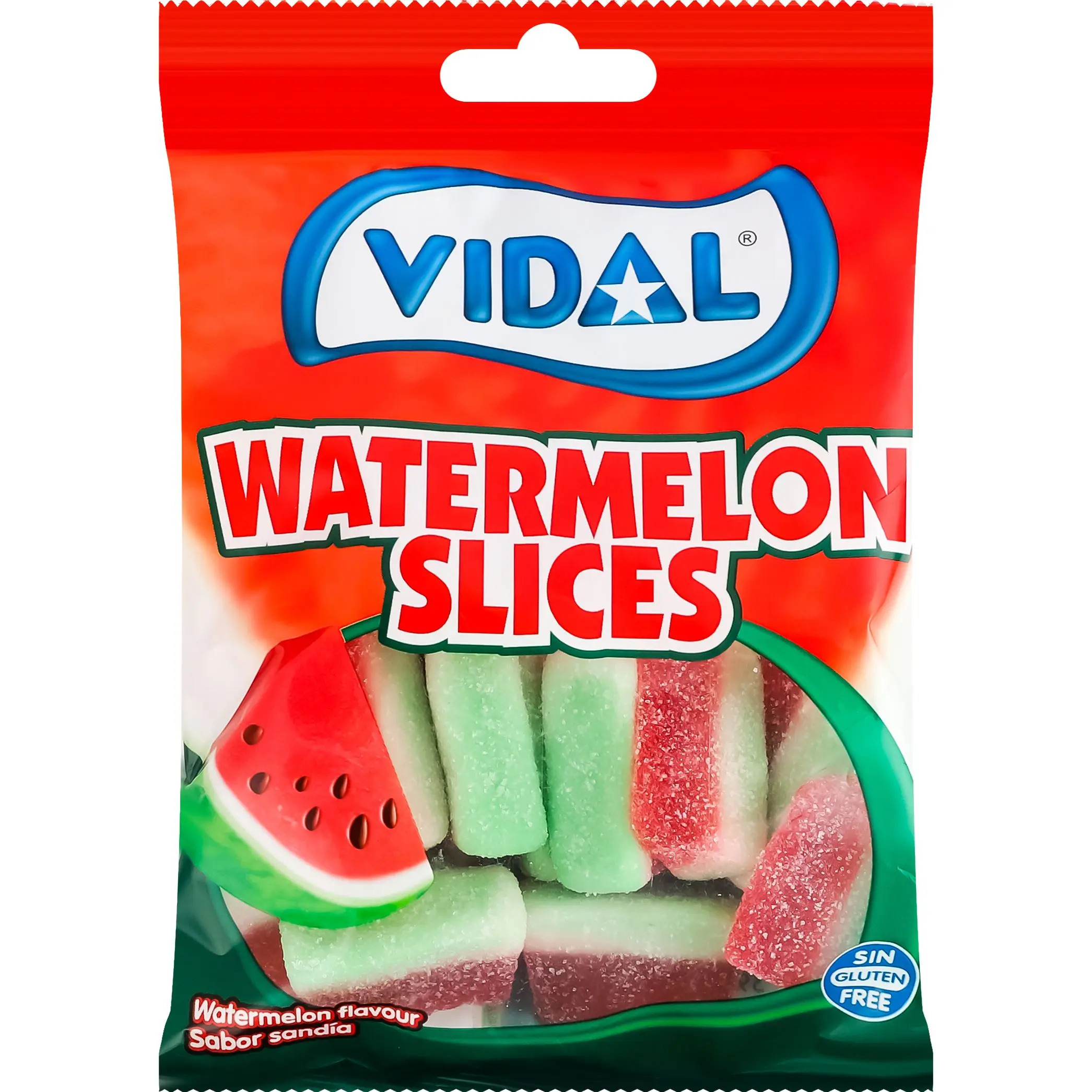 Желейні цукерки Кавунові Слайси 90г ТМ VIDAL